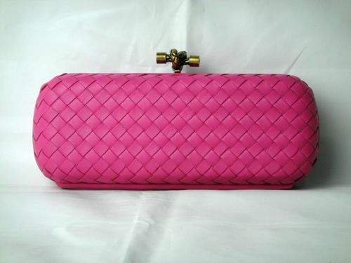 Bottega Veneta Clutches New Knot 8652 peach red Bottega Veneta Clutches New Knot 8652 peach red